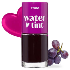 ETUDE Dear Darling Water Tint Grape Ade bottle pour demonstrates controlled, even color.