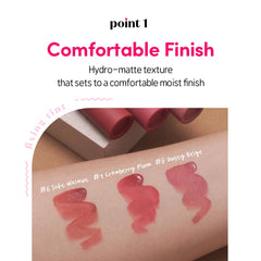 ETUDE Fixing Tint 08 Dusty Beige liquid formula close-up emphasizes lightweight, non-drying feel