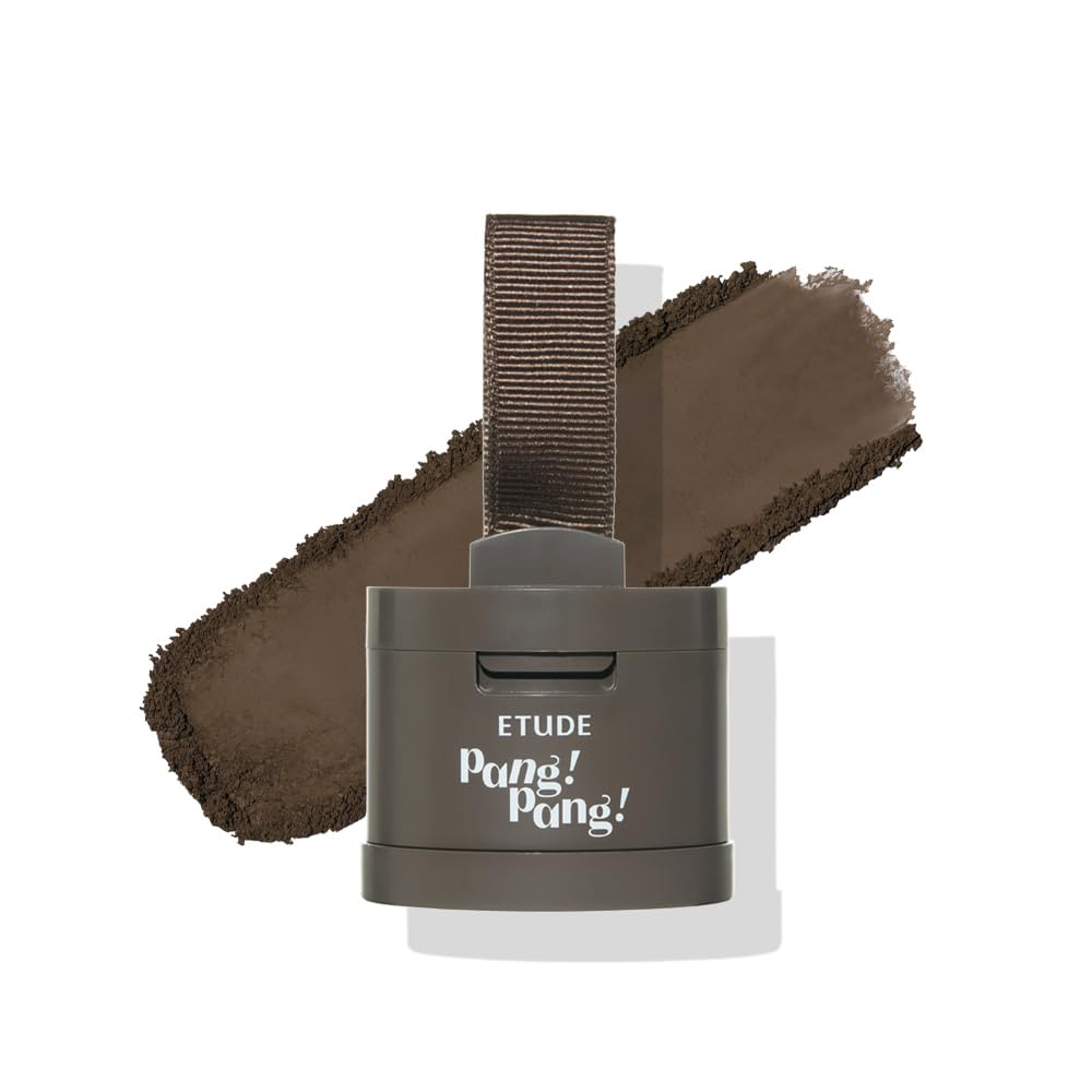 ETUDE Hair Pang Pang cushion application enables precise crown touch ups for natural looking density