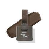 ETUDE Hair Pang Pang cushion application enables precise crown touch ups for natural looking density