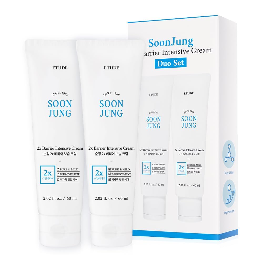 ETUDE SoonJung cream bottle closeup highlighting barrier-friendly packaging