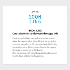 Etude SoonJung Hydro Barrier Cream hydration close-up with dewy skin
