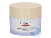 Eucerin Hyaluron-Filler + Elasticity Day Cream SPF15 bottle provides daily hydration.