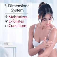 Hand-application of Eucerin Intensive Repair Lotion demonstrates daily body care for very dry skin.
