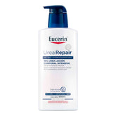 Eucerin Urea Repair Plus Intensive Lotion 400ml bottle front for deep hydration.