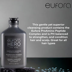Eufora Hero Men Aloe Vera nourishment suggesting scalp moisture and conditioning