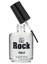 European Secrets Rock Hard Nail Hardener bottle image highlighting base/top coat versatility