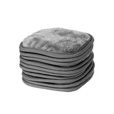 Eurow reusable makeup remover cloth in gray offers gentle, one-pass cleansing.