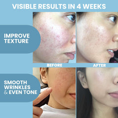 Eva Naturals collagen peptide serum drops demonstrate hydration for plumper, smoother skin