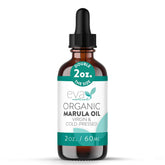 Eva Naturals Marula Oil bottle with dropper for precise application.