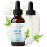 Eva Naturals skin-firming serum bottle for a smoother, firmer-looking complexion.