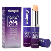 Evdayam eye cream stick twin-pack demonstrates easy application for quick brightening.