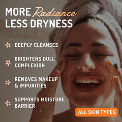 Eve Hansen Vitamin C Cleanser foam dispense captures easy lather for a spa-like morning ritual