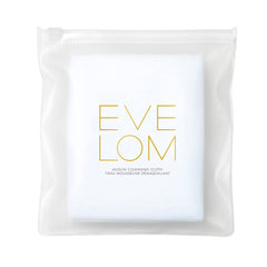 EVE LOM Muslin cloth natural texture for gentle exfoliation and cleansing.