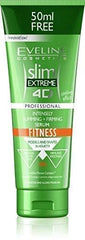 Eveline Cosmetics Slim Extreme serum during massage reveals cellulite-smoothing potential.