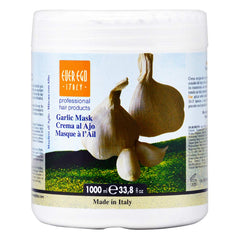 Ever Ego Italy Garlic Mask Treatment jar closeup, nourishing formula for daily energizing skincare