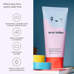 Evereden Kids Cloud Face Wash tropical sorbet fragrance evokes sunny coconut citrus moods.