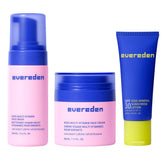 Evereden Kids Daily 1-2-3 Routine Bundle hero image shows gentle, vegan skincare for kids' daily care.