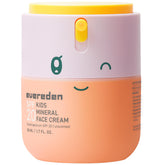 Evereden Kids Face Cream SPF20 jar provides gentle mineral protection for daily use.