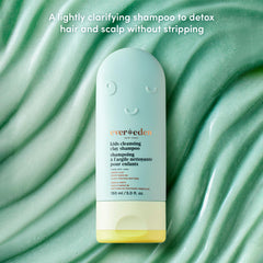 Evereden Kids Shampoo foamy lather on hair for easy cleansing