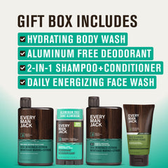 Every Man Jack aluminum-free deodorant stick for all-day odor control.