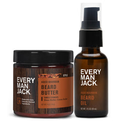 Every Man Jack beard oil bottle pouring for hydrating dry beards
