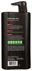 Every Man Jack Cedarwood bottle closeup showing natural, cruelty-free formulation.
