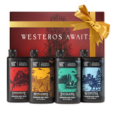 Every Man Jack Game of Thrones collector box showcases four scents for an epic shower routine.