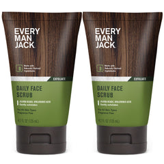 Every Man Jack Gentle Exfoliating Scrub bottle front for smoother skin