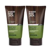 Every Man Jack Hydrating Face Wash bottle front demonstrates fragrance-free cleansing for sensitive skin.