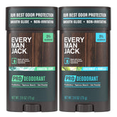 Every Man Jack Pro Deodorant Coastal Surf pack front highlights dual scents for everyday freshness.