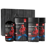 Every Man Jack Spider-Man body wash bottle for refreshing daily cleanse