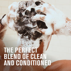 Every Man Jack two-in-one cedar-sage lather close-up showing time-saving grooming