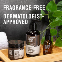 Every Man Jack unscented beard oil bottle for nourishment