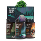 Every Man Jack Northern Lights bottle for refreshing, winter-ready cleansing.