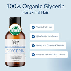 Everyday Beauty glycerin for face, body, hair hints at gentle, skin-friendly formulations
