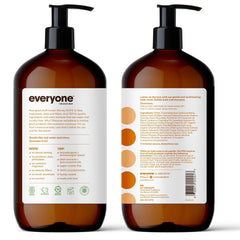 Bubble bath moment with Everyone 3-in-1 Soap for gentle, soothing cleansing.