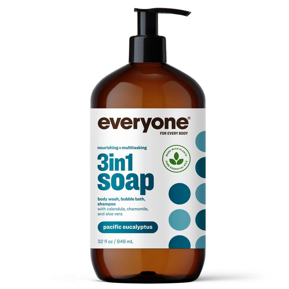 Everyone for Every Body Pacific Eucalyptus bottle shows refreshing scent and gentle cleansing.