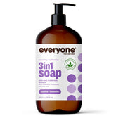 Everyone Vanilla & Lavender 3 In 1 Soap bottle for gentle cleansing and soothing scent.