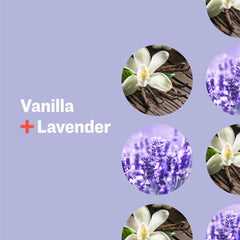 Everyone Vanilla & Lavender foamy lather ideal for shower routine and aromatherapy.