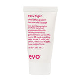 EVO Easy Tiger smoothing balm travel-size bottle delivers portable frizz control and shine.