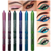 evpct 6pcs blue-colored glitter eyeliner set packaging showcases variety for day-to-night looks.