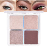 evpct Eyeshadow Quad open swatch demonstrates versatile pigment for day-to-night looks