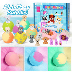 Excalla bath bombs leave no tub stains for easy cleanup.