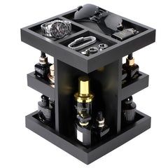 EXIN DECHEN Cologne Organizer rotates 360 degrees for easy access to fragrances.