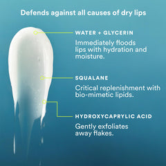 Experiment Softwear lip balm close-up texture showing rich, non-sticky finish.