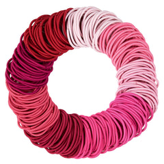 EXPRESSIONS 216-piece pink hair ties assortment for versatile everyday styling