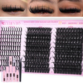 EYDEVRO lash clusters with spikes close-up for edgy texture and dramatic definition