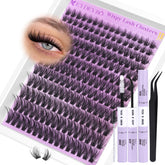 EYDEVRO Wispy Lash Clusters Kit 9-18mm extensions for customizable at-home lash volume.