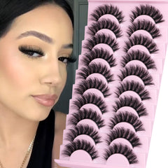EYDEVRO wispy mink-style 18mm lashes close-up for natural curl and subtle drama